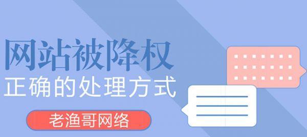 网站降权的康复办法（网站收录少？排名下滑？不慌）
