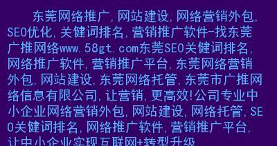 如何让网站推广更高效（最全面的推广方案与技巧）