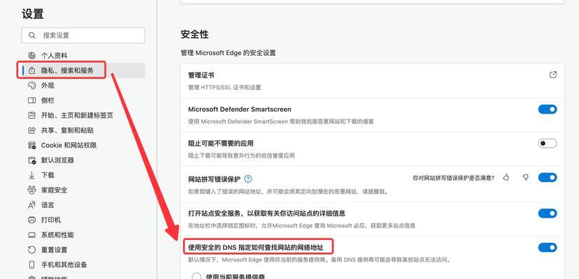 如何关闭谷歌浏览器的DNS优化功能？