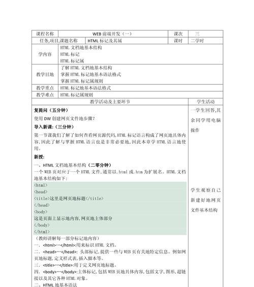 HTML标记有哪些？它们各自的作用是什么？