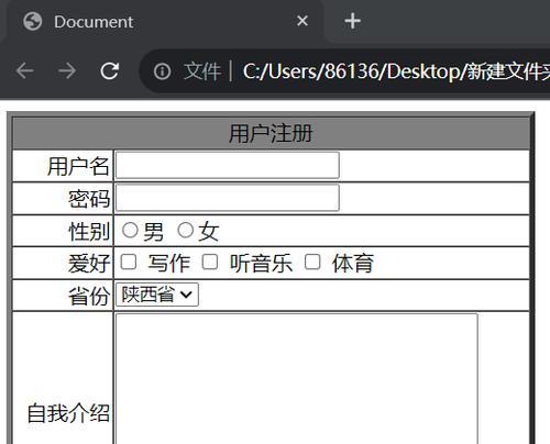 HTML表单标签全面解析：打造高效交互界面