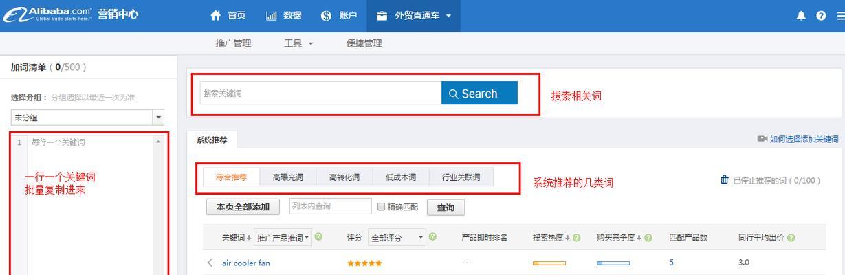 怎么查看外贸网站关键词